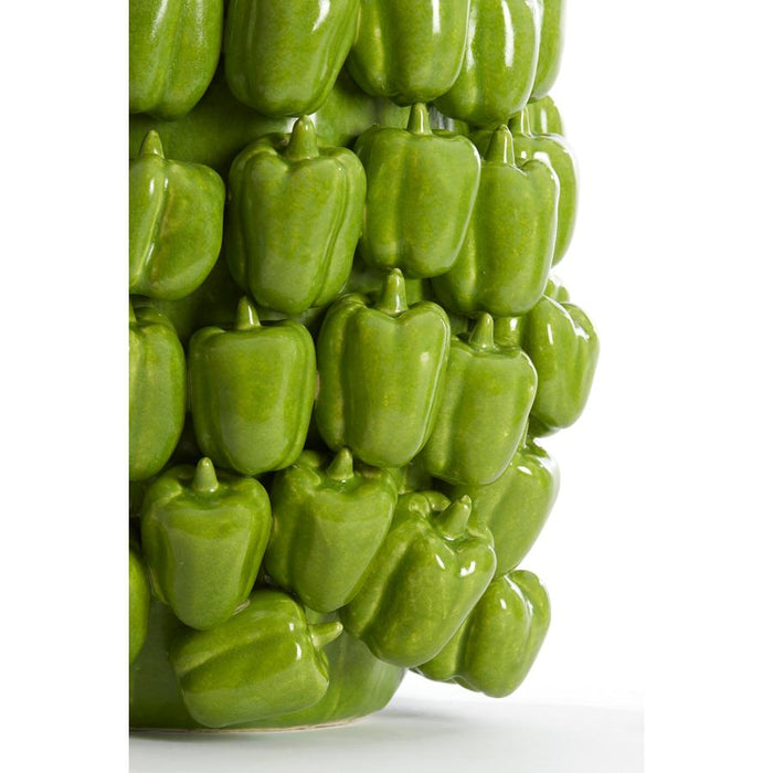 Light&living Vaas deco 35x33x47 cm BELLPEPPER keramiek glanzend groen