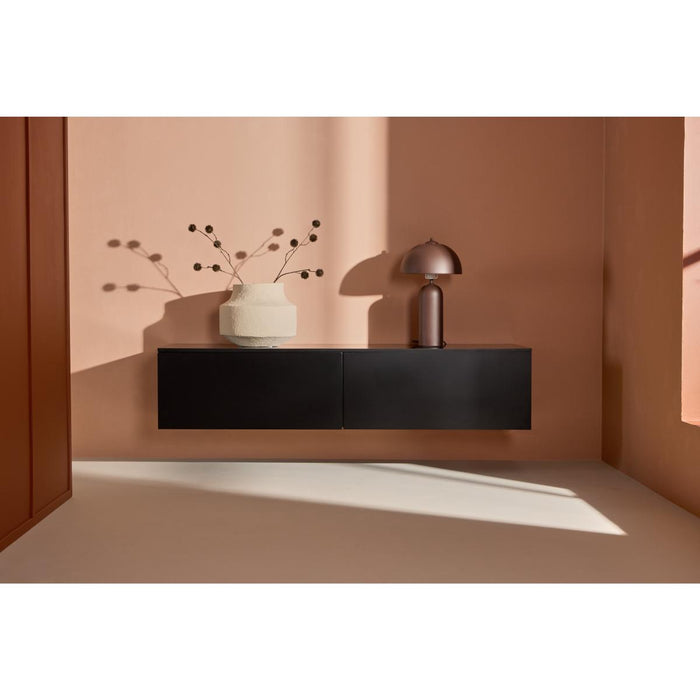 Svea - Santo zwevend TV-meubel - 160 cm - zwart