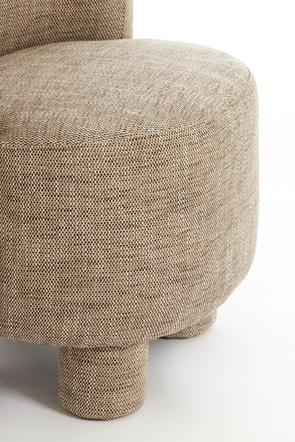 Light & Living Light&living Stoel 65x65x78 cm KAMOVA bruin-crème