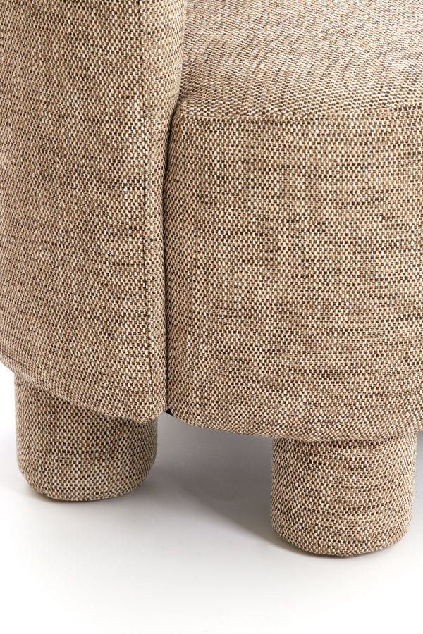 Light & Living Light&living Stoel 65x65x78 cm KAMOVA bruin-crème