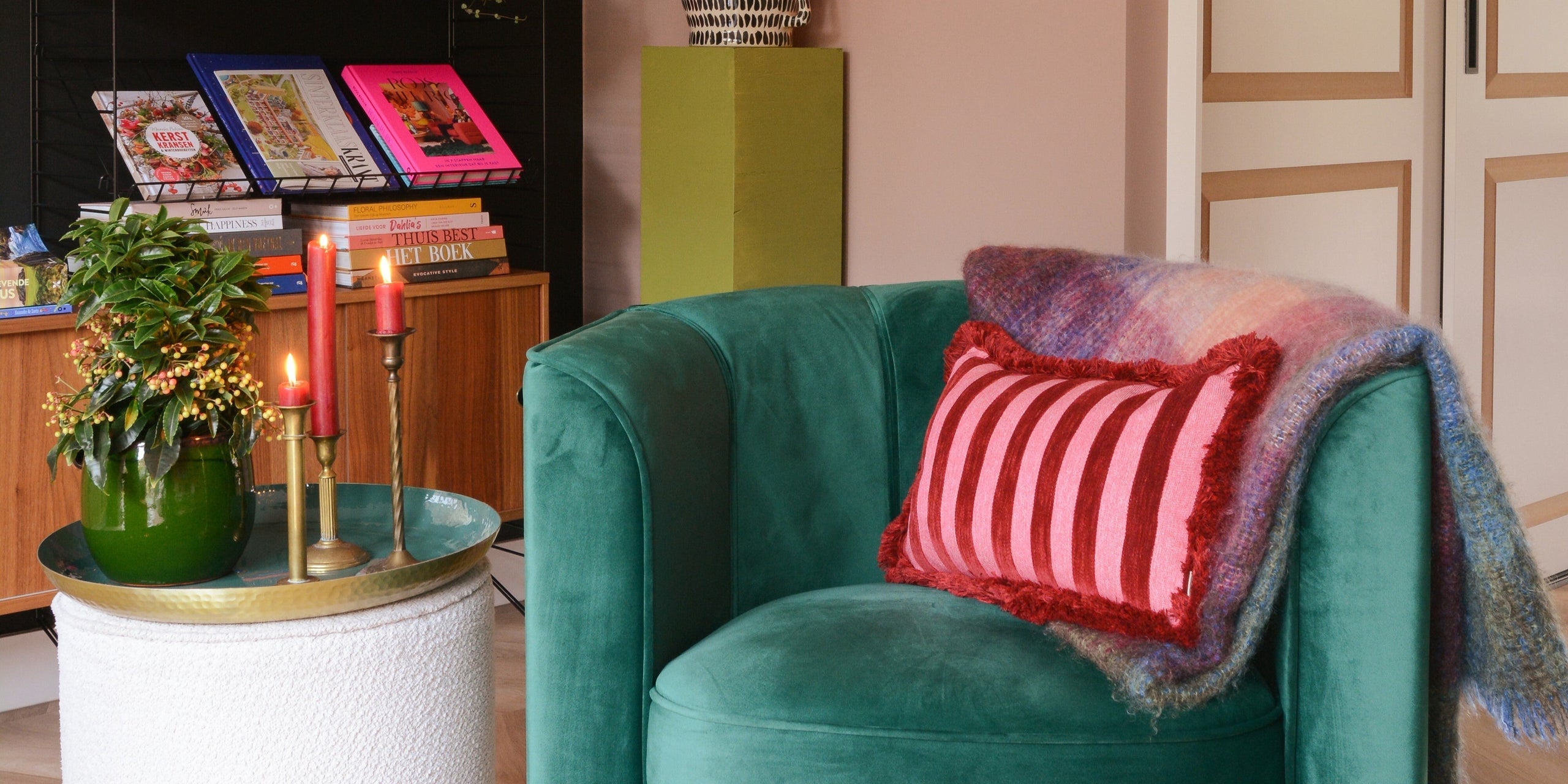 Voeg velours toe voor een warm interieur