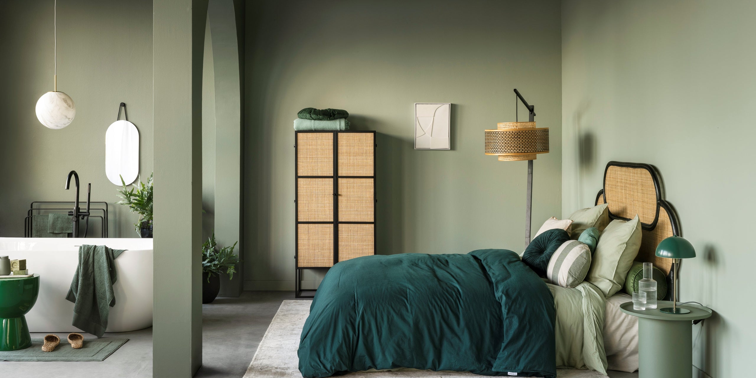 Shop de look: een luxe slaapkamer met een werelds tintje