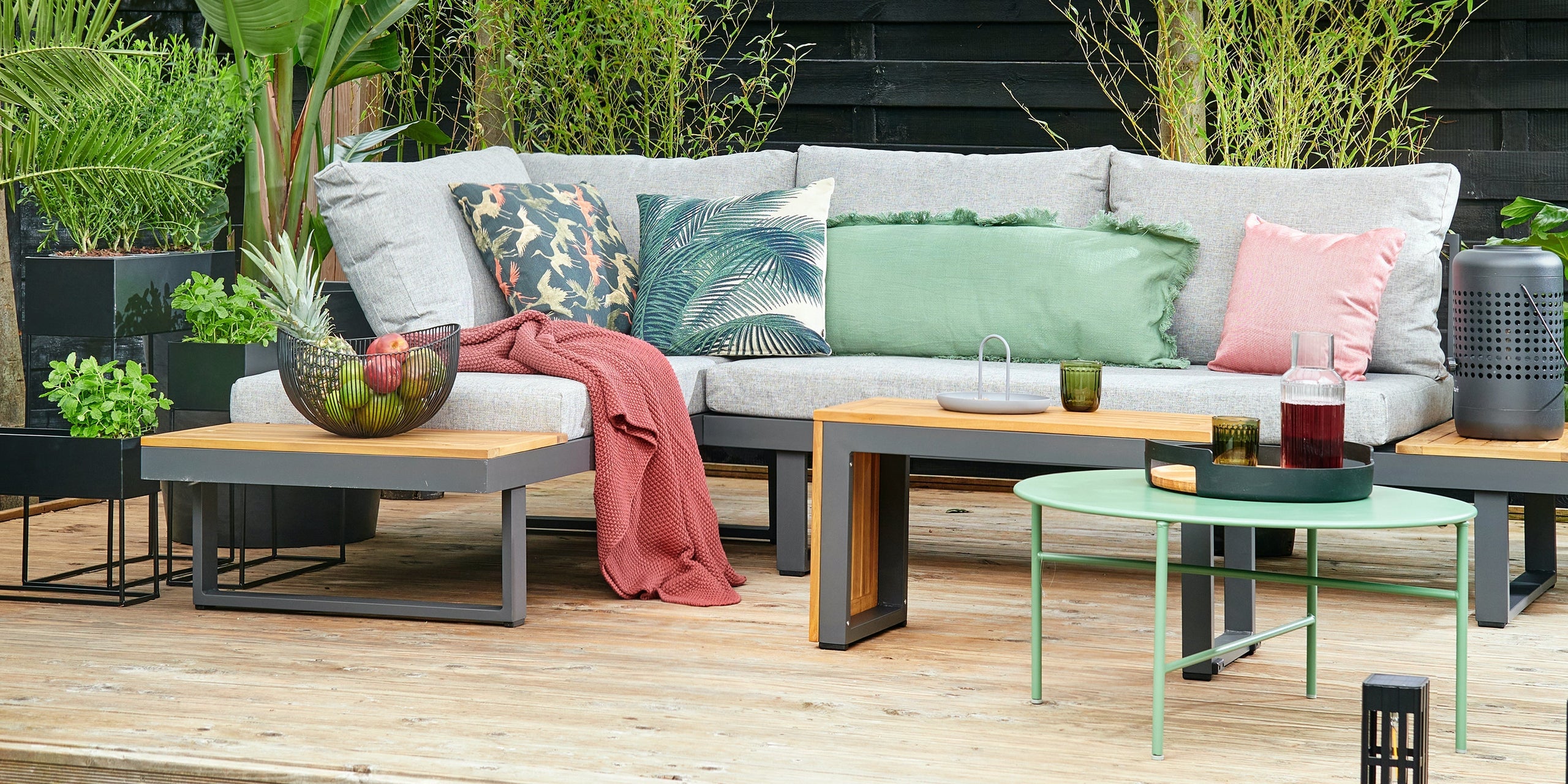 Dit zijn de tuinmeubeltrends van dit seizoen