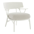 Kartell A.I. Tuinstoel - Wit / Beige