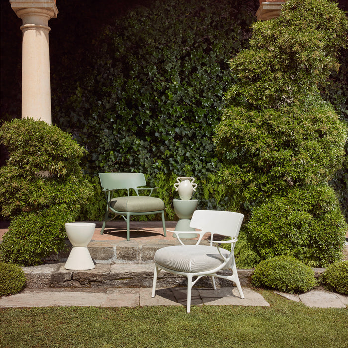 Kartell A.I. Tuinstoel - Wit / Beige