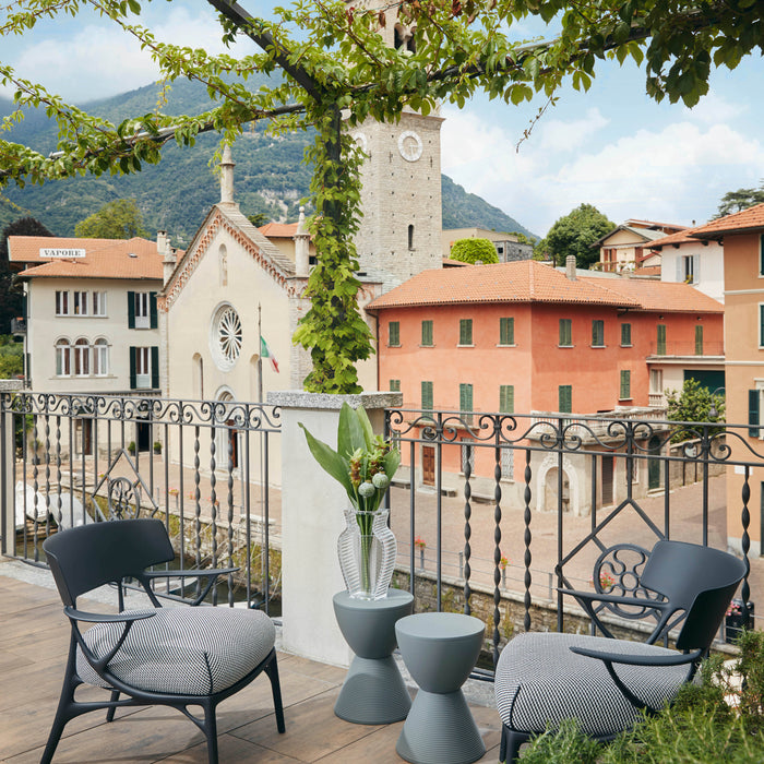 Kartell A.I. Tuinstoel - Wit / Zwart