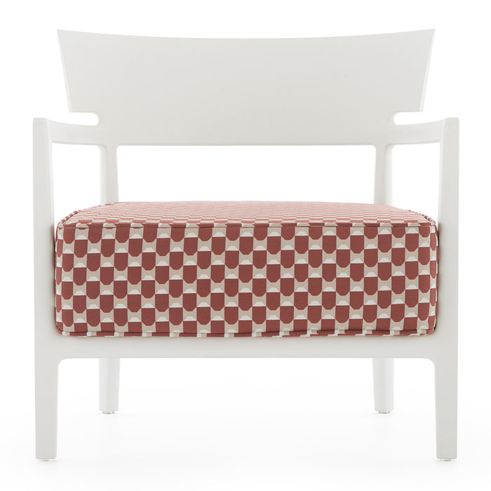 Kartell Cara Mat Liberty Tuinstoel - Rood / Wit