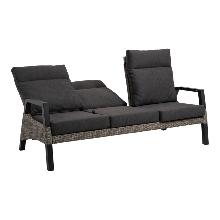 Lesli Living - Loungebank Treviso Brick - grijs