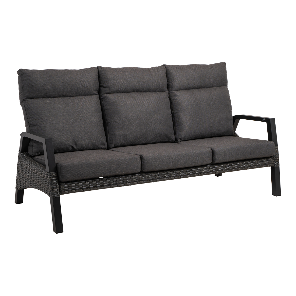 Lesli Living Loungebank Treviso Forte - antraciet