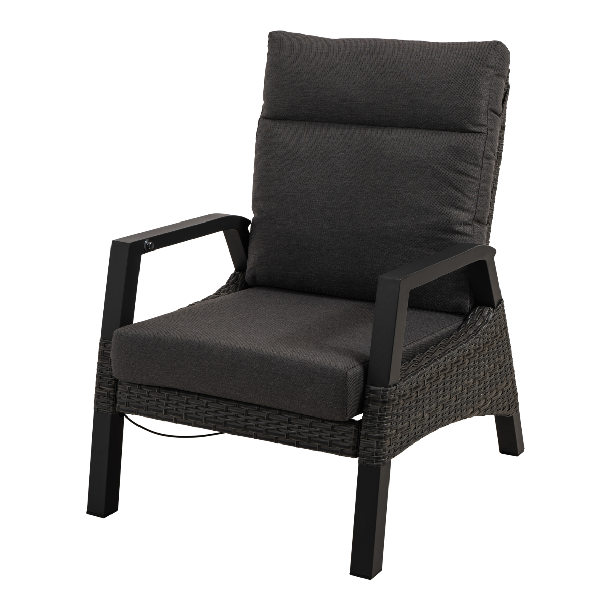 Lesli Living Loungestoel Treviso Forte - zwart