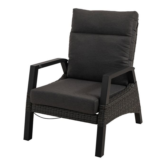 Lesli Living Loungestoel Treviso Forte - zwart