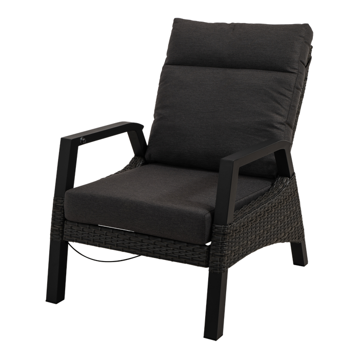 Lesli Living Loungestoel Treviso Forte - zwart