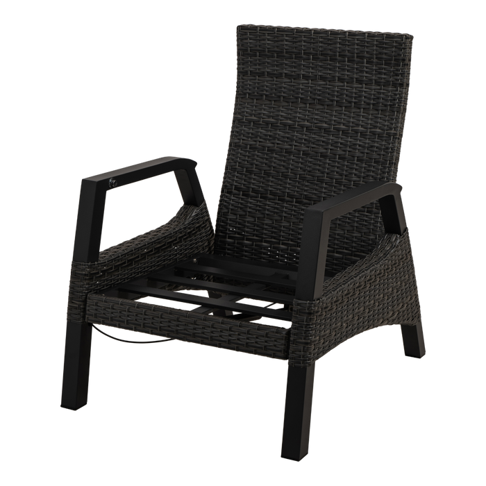 Lesli Living Loungestoel Treviso Forte - zwart
