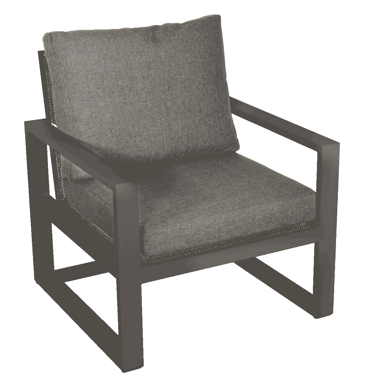 Lesli Living Loungestoel Pina Colada nuance - antraciet