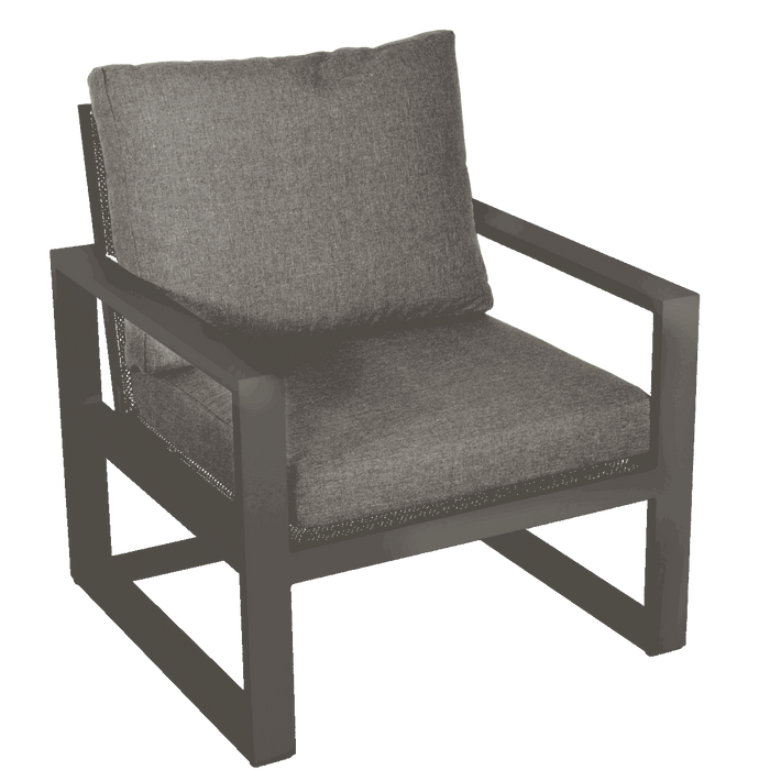 Lesli Living Loungestoel Pina Colada nuance - antraciet