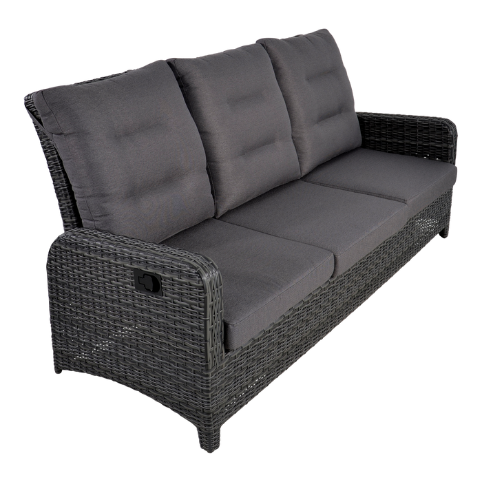 Lesli Living Loungebank Soho Forte - antraciet