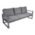 Lesli Living Loungebank Pina Colada nuance 209x80 cm - grijs