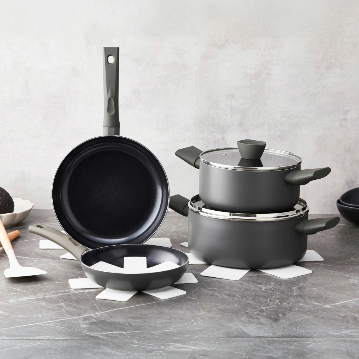 ISENVI Avon Super Combi - Pannenset 12 delig - Ergo grepen