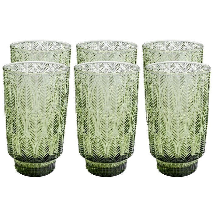 Kare Design Fogli Waterglazen groen 6st