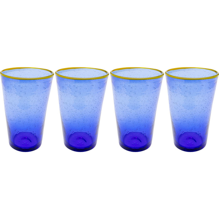 Kare Design Bubbles Waterglazen blauw 4st