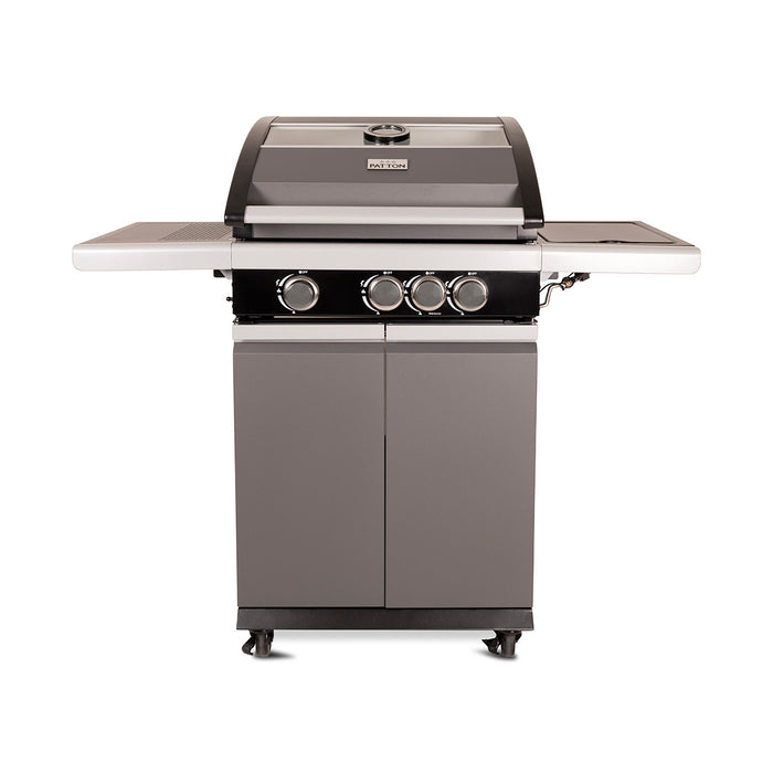 Patton Patio Pro Chef 3+1 Gasbarbecue - Frozen Grey