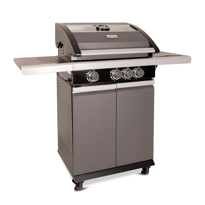 Patton Patio Pro Chef 3+1 Gasbarbecue - Frozen Grey
