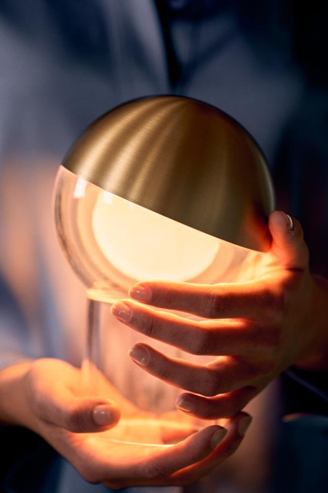 Pila Portable tafellamp Brushed Aluminium