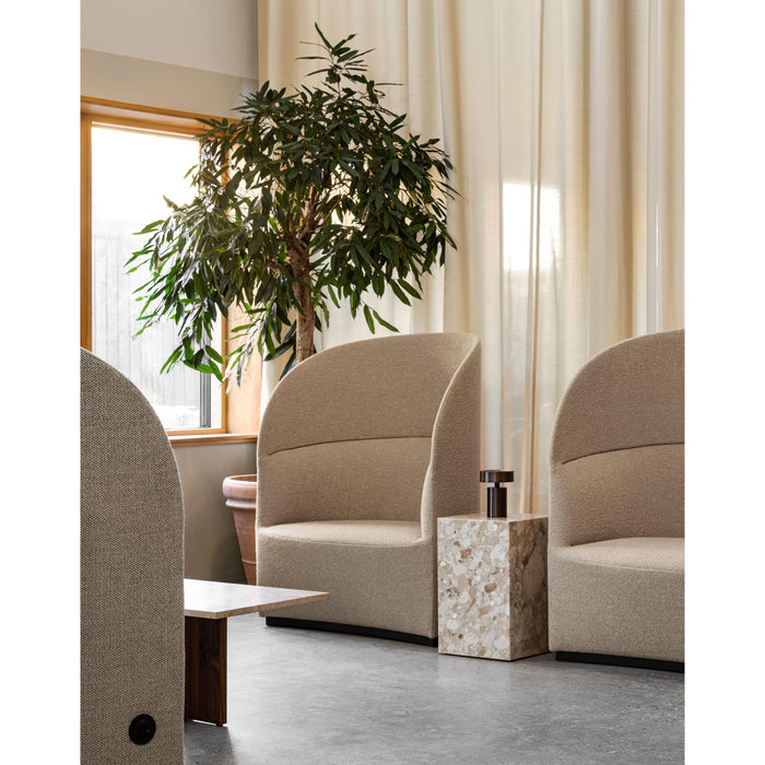 Audo Copenhagen Plinth Tall bijzettafel 30x30 Grey Galaxy