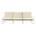 Ferm Living Desert 3-zitsbank Pure Bouclé - Cashmere / Off-White