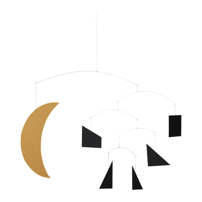 Ferm Living Phase Mobiel - Zwart / Goud