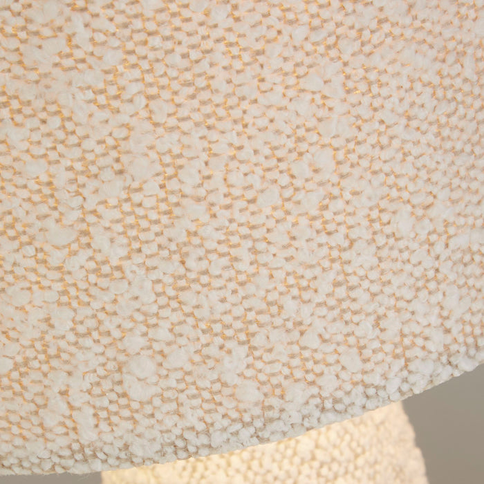 by fonQ Teddy Bouclé Tafellamp - Wit