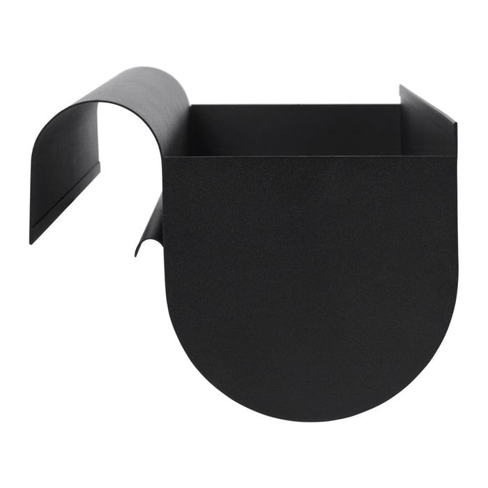 Ferm Living Uma Balkon Plantenbak M - Zwart