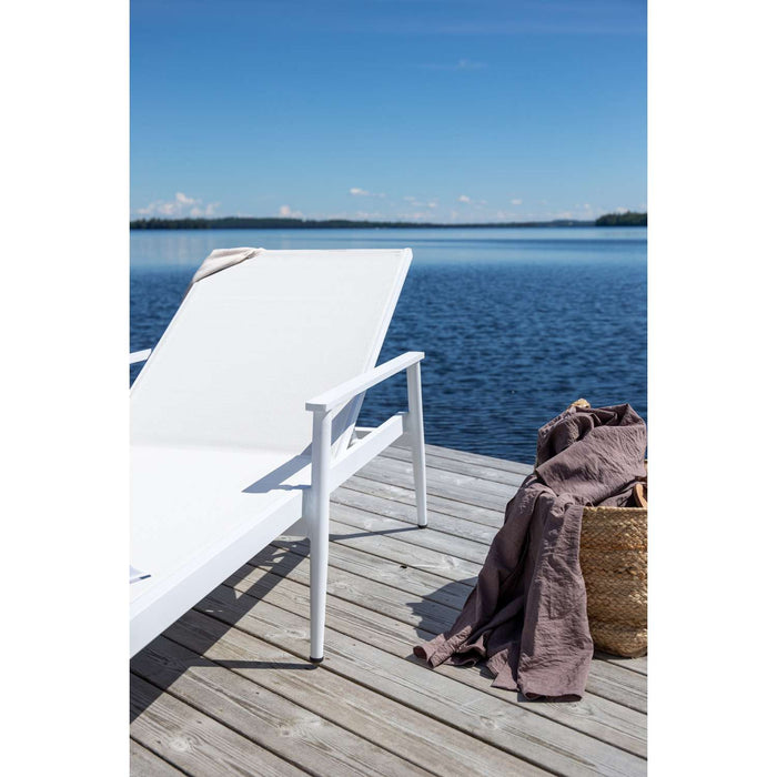 Venture Home Break Zonnebed 200 x 50 x 68 - Wit - 2-pack