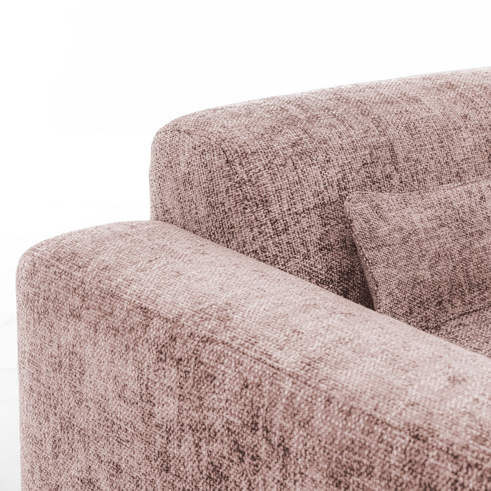 by fonQ Velura 2-zitsbank - Chenille - Oudroze