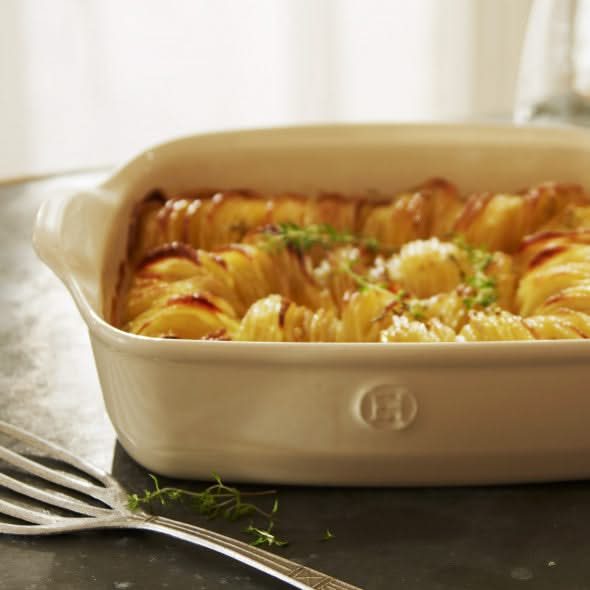 Emile Henry Ovenschaal - Argile - 28 x 23 cm | 1.8 liter