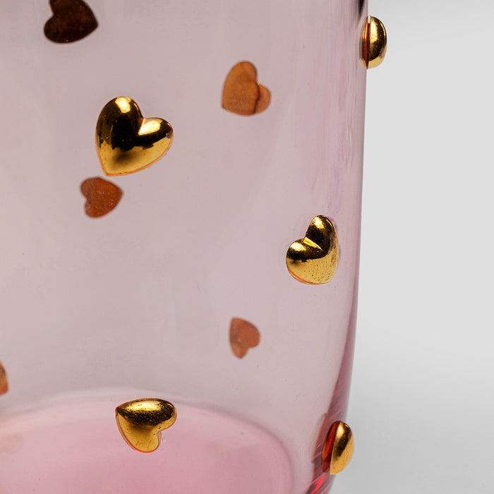 Kare Design Party Waterglazen harten 4st