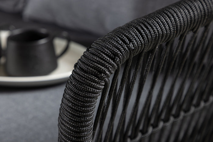 Fjôrd - Loungeset Zwart|Naturel - Acaciahout - Chania