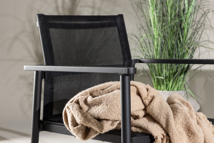 Fjôrd - Tuinset Zwart - Aluminium|Textiel - Break