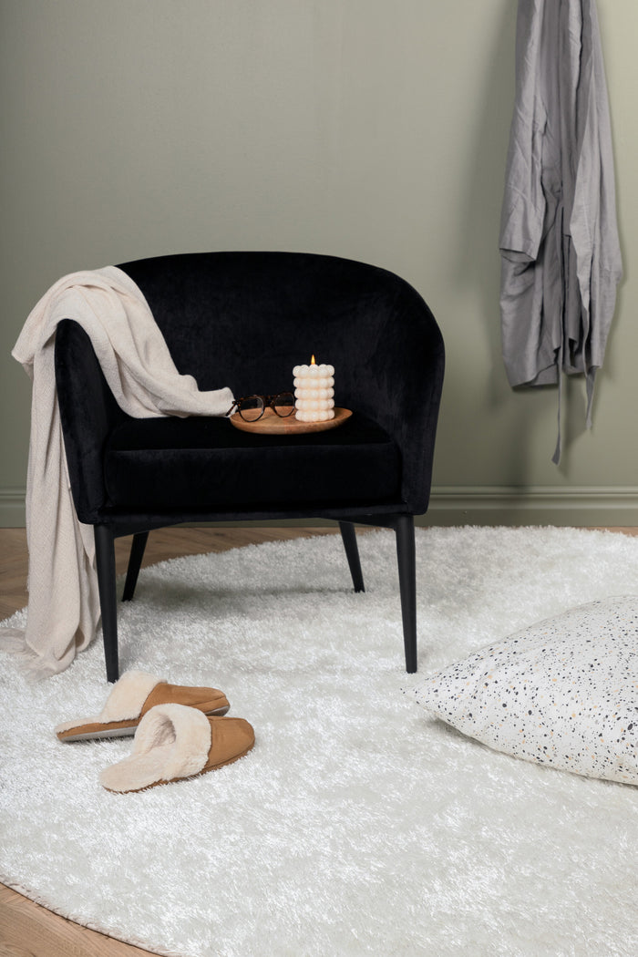 Fjôrd - Vloerkleed Wit - Ø200cm - Mattis