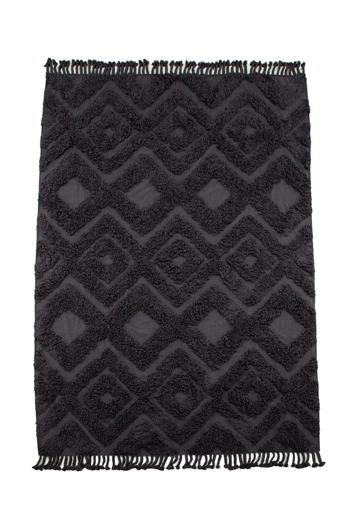 Fjôrd - Vloerkleed Donkergrijs - 200x300cm - Hilma