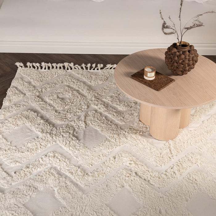 Fjôrd - Vloerkleed Wit - 250x350cm - Hilma