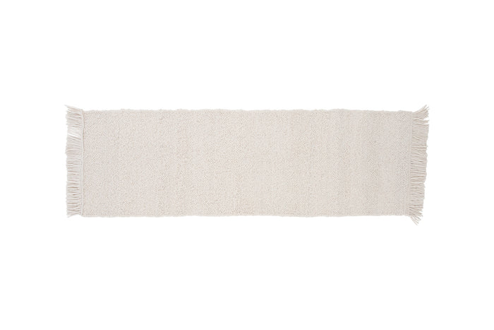 Fjôrd - Vloerkleed Wit - 80x250cm - Betina