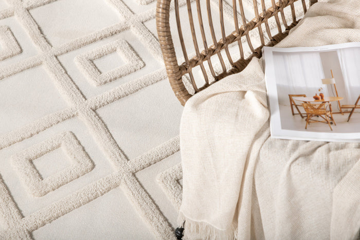 Fjôrd - Vloerkleed Towa 160x230cm Wit