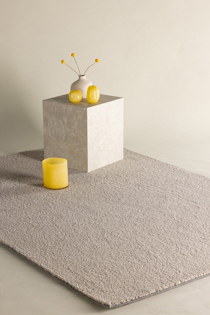 Fjôrd - Vloerkleed Beige - 200x290cm - Teddy