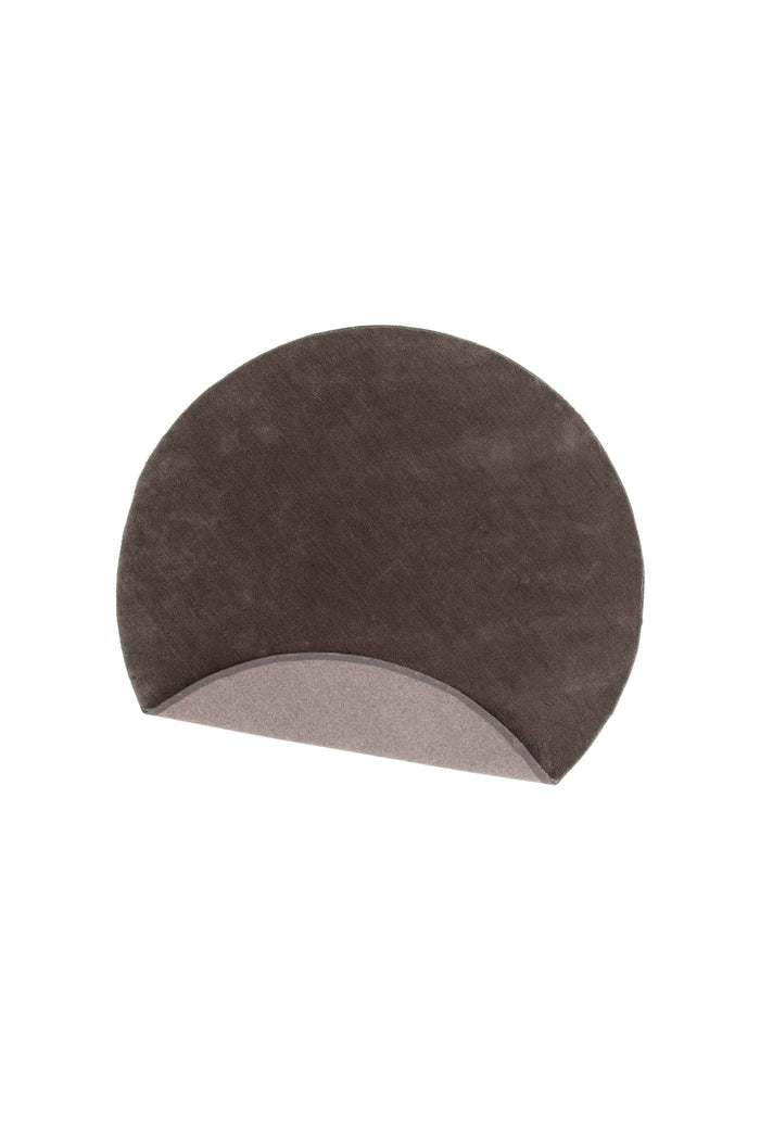 Fjôrd - Vloerkleed Donkergrijs - Ø200cm - Undra