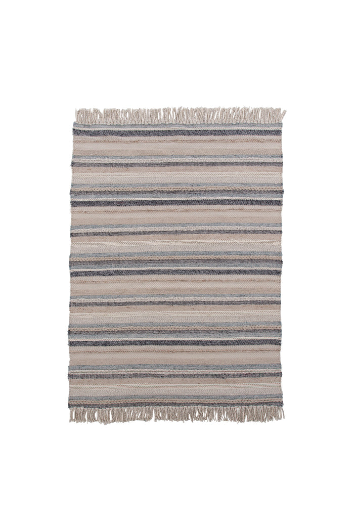 Fjôrd - Vloerkleed Beige|Blauw - 200x300cm - Gudha