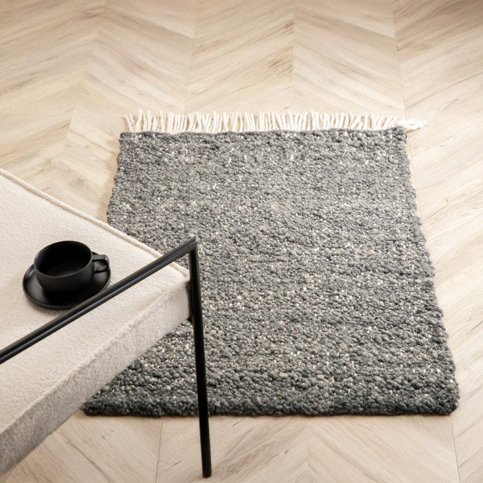 Fjôrd - Vloerkleed Grijs - 80x250cm - Betina