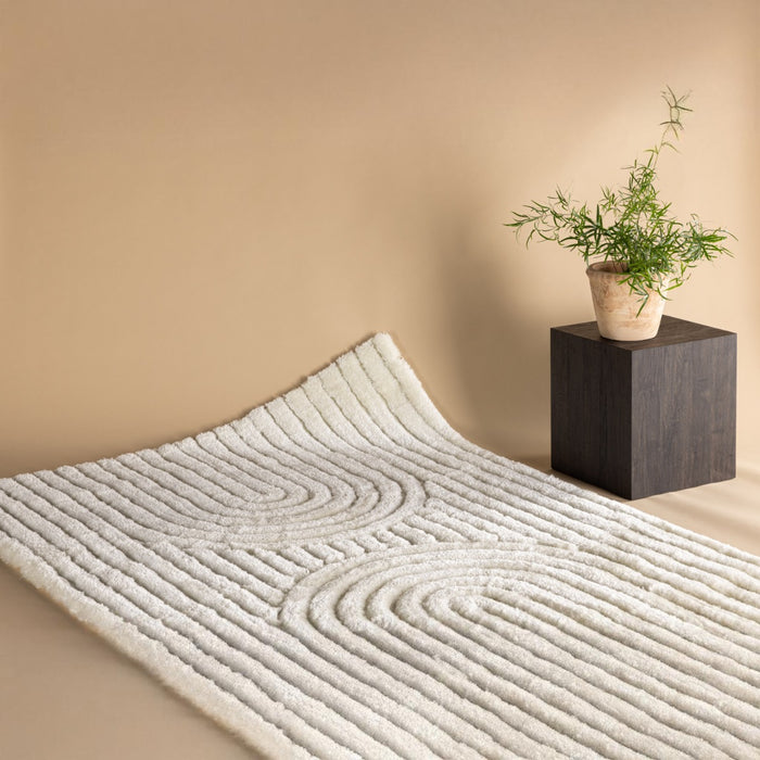 Fjôrd - Vloerkleed Wit - 290x200cm - Niklas