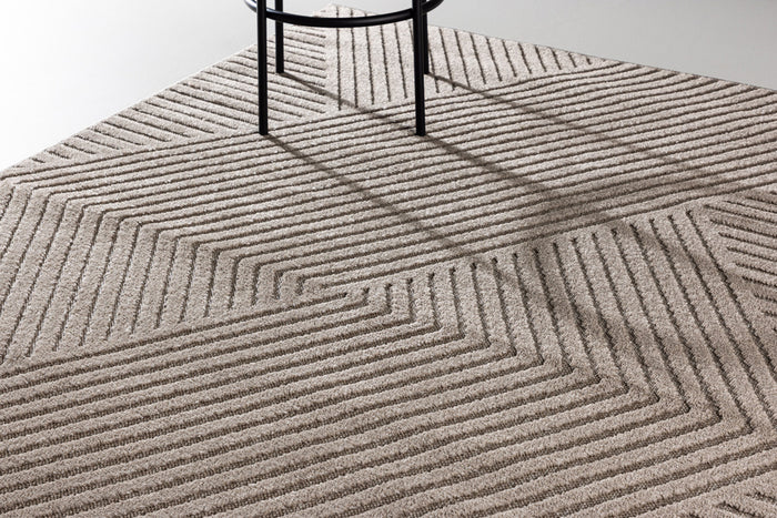 Fjôrd - Vloerkleed Bruin - 230x160cm - Aron