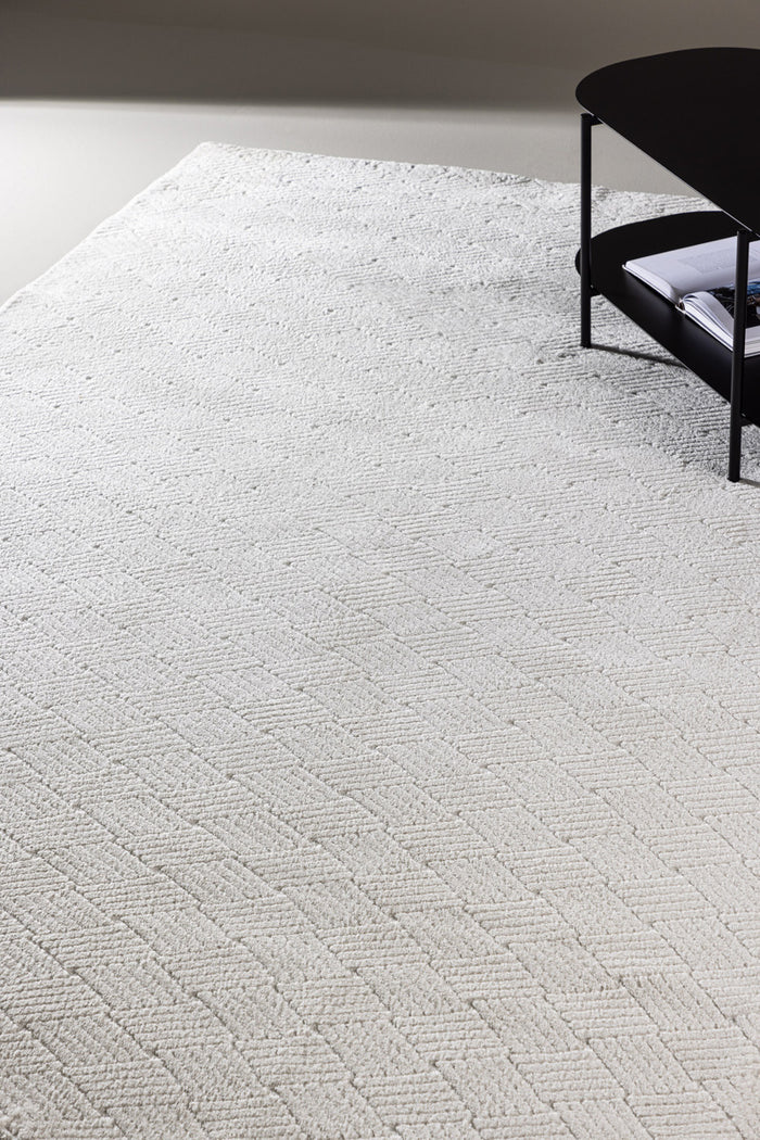 Fjôrd - Vloerkleed Wit - 160x230cm - Todd